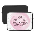 thumbnail image 2 of Bingfone Not All Those Who Wander Are Lost Laptop Sleeve Case 15 inch , 360° Protective Computer Carrying Bag, 2 of 8