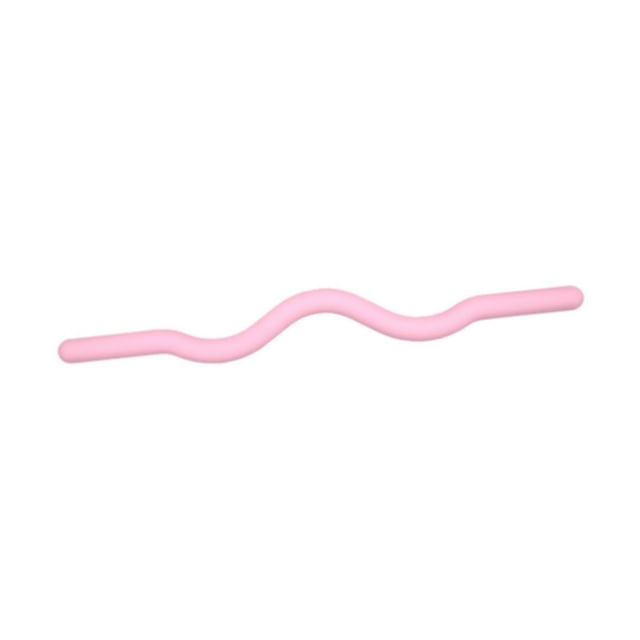 Decodeary Barre 15 Lb Barre de Poids Accessoire Barre Exercice Métal pour Lats Rangée Noir Rose 90 cm