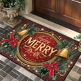 thumbnail image 2 of Christmas Doormat for Front Door, Red Absorbent Entryway Mat Non-Slip, Holiday Floor Carpet for Home Decor Indoor Outdoor Use(B), 2 of 5