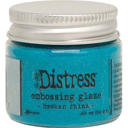 UPC: 0789541070955 | Ranger THoltz Distress Embossing Glaze BrokenChina