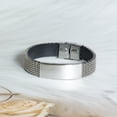 thumbnail image 2 of Stainless Steel Bracelet for Mail Carrier - Future Mail Carrier Engraved Confidence and Hope - Perfect Graduation Gift, 2 of 3
