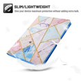 thumbnail image 7 of Dteck Folio Case for Samsung Galaxy Tab A7 10.4" 2020 SM-T500 T505, Slim Fit PU Leather Multi-angle Viewing Stand Shockproof Case Built-in Card Slots Cover,34# Marble, 7 of 7