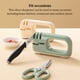 thumbnail image 4 of Advancent Afilador de rebanadora Universal, 3 etapas, tijeras multiusos, herramienta de afilado de cocina, accesorio de molienda, restaurante Cocina y Comedor Beige, 4 of 6