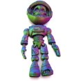thumbnail image 4 of Astronaute Squelette Imprimé 3D Futuriste - Collection Unique - pour Décoration Maison & Bureau pour Amateurs d'Espace (Rouge Bleu), 4 of 8