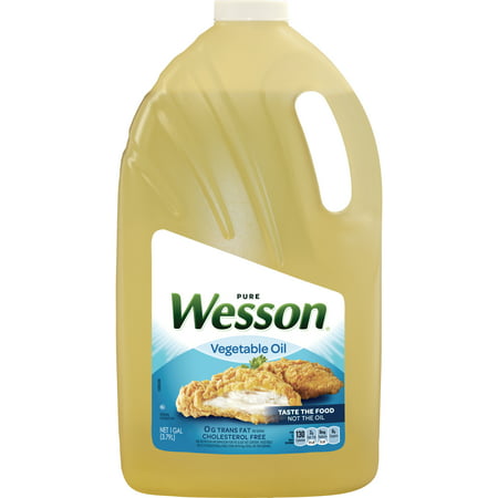 Wesson Vegetable Pure Natural Oil 1 Gal (Best Natural Cooking Oil)
