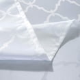 thumbnail image 5 of SASTYBALE White Tablecloth Jacquard Floral Polyester Table Cloth Spill Proof Wrinkle Resistant Table Cover for Kitchen Dining Parties Tabletop(Rectangle/Oblong,52"x 70"(4-6 Seats), 5 of 7