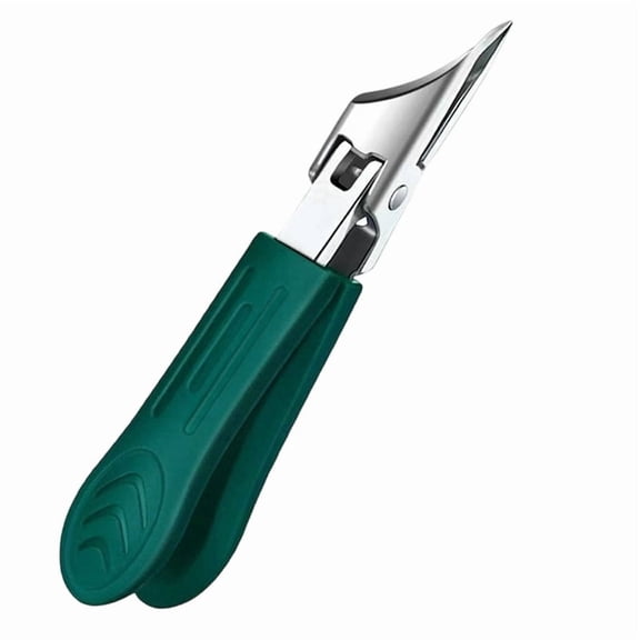 Slanted Nail Clippers for Ingrown Toenails, Angled Blade Nail Trimmer with Anti-Splash Catcher, Pointed Tip Stainless Steel Cutter for Thick Nails, Manicure Pedicure Tool for Men Women Seniors