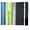 Blue Black Yellow Grey, variant on 4-Pack Reflective Neck Gaiter, Multi-Use UV Sun Dust Wind Bandana(Yellow)