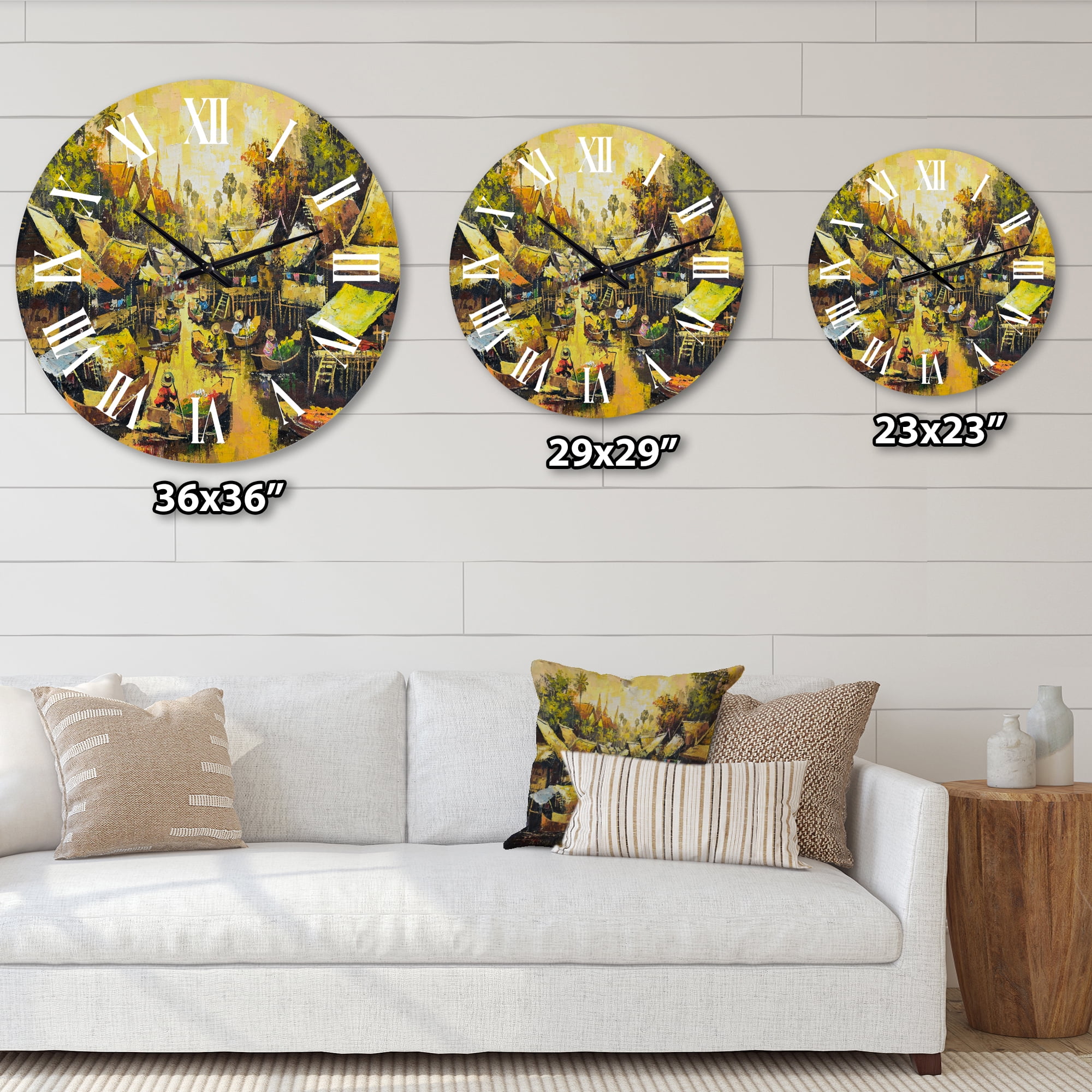 Designart 1 in Quartz Traditional Wall Clock