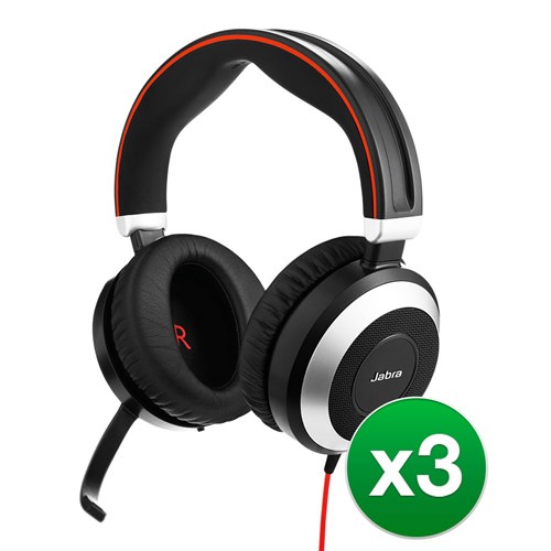 Jabra Evolve 80 MS Duo Headset with 
