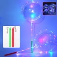 thumbnail image 3 of SPRING PARK 18 Inch Luminous LED Balloon Transparent Round Bubble Party Wedding Decoration, 3 of 7