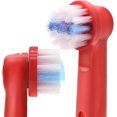 thumbnail image 2 of 16 cabezales de cepillo de dientes para niños, cabezales de cepillo de dientes eléctricos para niños compatibles con cabezales de repuesto Braun Rojo Verde, 2 of 5