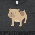 thumbnail image 4 of Inktastic Bulldog Girls Toddler Dress, 4 of 5