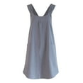 thumbnail image 2 of Oliegs Korean Style Retro Shoulder With Women's Apron Home Comfort Overalls Kitchen Clean Gray, 2 of 7