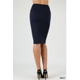 thumbnail image 2 of Women Knee Length Pencil Straight Office Midi Skirts, 2 of 3