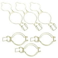 thumbnail image 1 of COOPHYA 6pcs Mason Jar Accessories Golden Stainless Steel Clip Locks For Airtight Storage Containers, 1 of 8