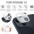 thumbnail image 1 of Protector de lente de cámara trasera de pantalla de vidrio templado de Metal de 5 uds para IPhone 13 2021 nuevo, 1 of 2