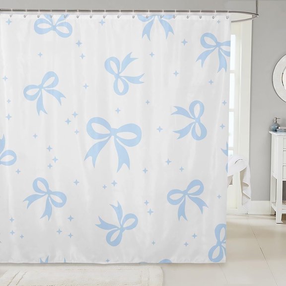 Brythos Shower Curtains,Artistic Watercolor Printing Shower Curtains for Bathroom,Odor-Free and Fade-Resistant Fabric Shower Curtain,Style1,35"X72"