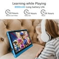 thumbnail image 3 of Kids Tablet, 10.1 Inch Android Tablets with Case, 8GB RAM 128GB ROM 1TB Expand, 15-hr 8000mAh Battery, Tablet for Kids Ages 3-7 WiFi 6, BT 5.0, Parental Controls, 1920x1200, 5MP+13MP Dual Cameras, 3 of 7