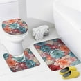 thumbnail image 4 of Beautiful Succulents Bathroom Shower Curtain Sets, Modern Farmhouse Plants 4PCS Bathroom Sets with Shower Curtain and Rugs, Toilet Lid Cover,Bath Mat, Bathroom Decorations Sets, 4 of 8