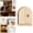 Beige, variant on Solid Wood Socket Cover with Mini Door Design, Decorative Electrical Outlet Cover Plate, Child-Safe Anti-Shock Socket Guard for Home Decor (Natural Wood/Dark Brown)