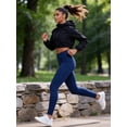 thumbnail image 3 of NELEUS Womens Plus Size High Waist Ankle Yoga Leggings Workout with Two Pockets,Black+Navy Blue,US Size 3XL, 3 of 12