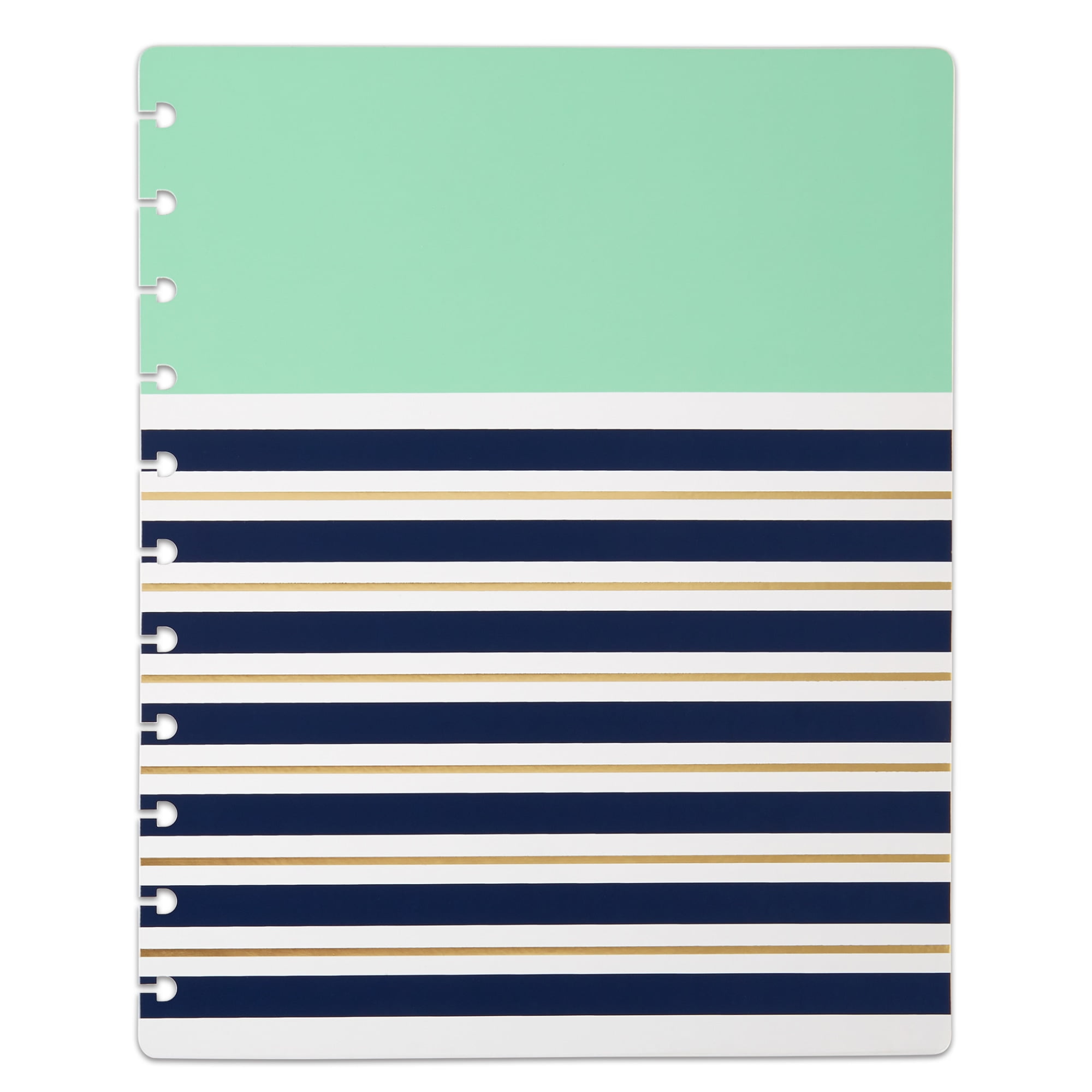Blue Geo Pack of 2 Covers Letter Size TUL Discbound Notebook Covers 