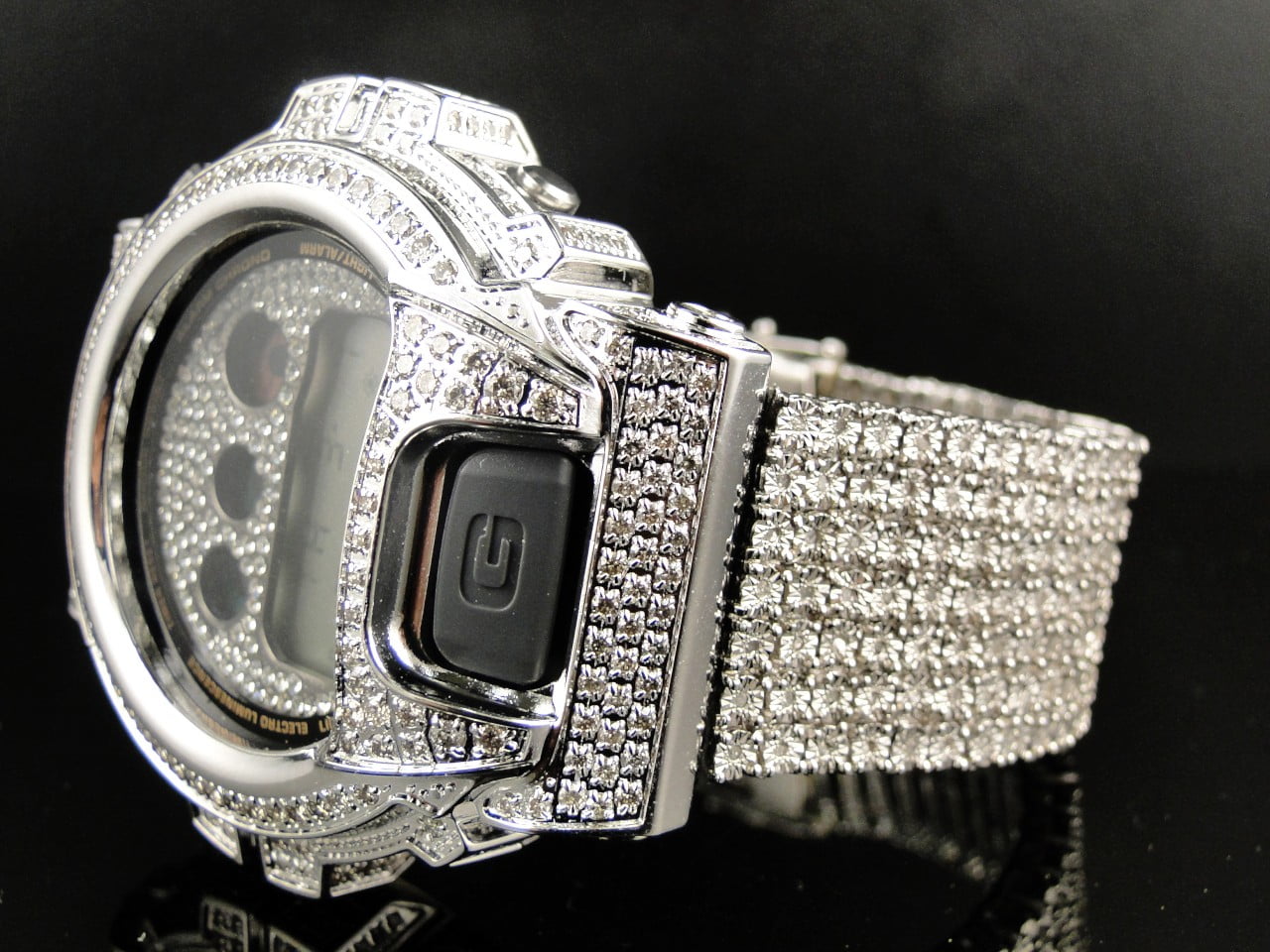 diamond g shock bezel