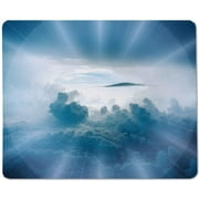 Yeuss Sunlight Rectangular Non-Slip Mousepad Blue, Sky, Atmosphere, Daytime Atmosphere,Blue,Daytime,Calm,Cloud Gaming