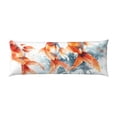 thumbnail image 2 of Lsque Three Goldfish Watercolor Splash Body Pillow Case Cover,Ultra-Soft Microfiber Bed Pillow Cases 20x54 inches,Elegant Bedding,Breathable Durable Pillow Cover with Envelope Closure, 2 of 8