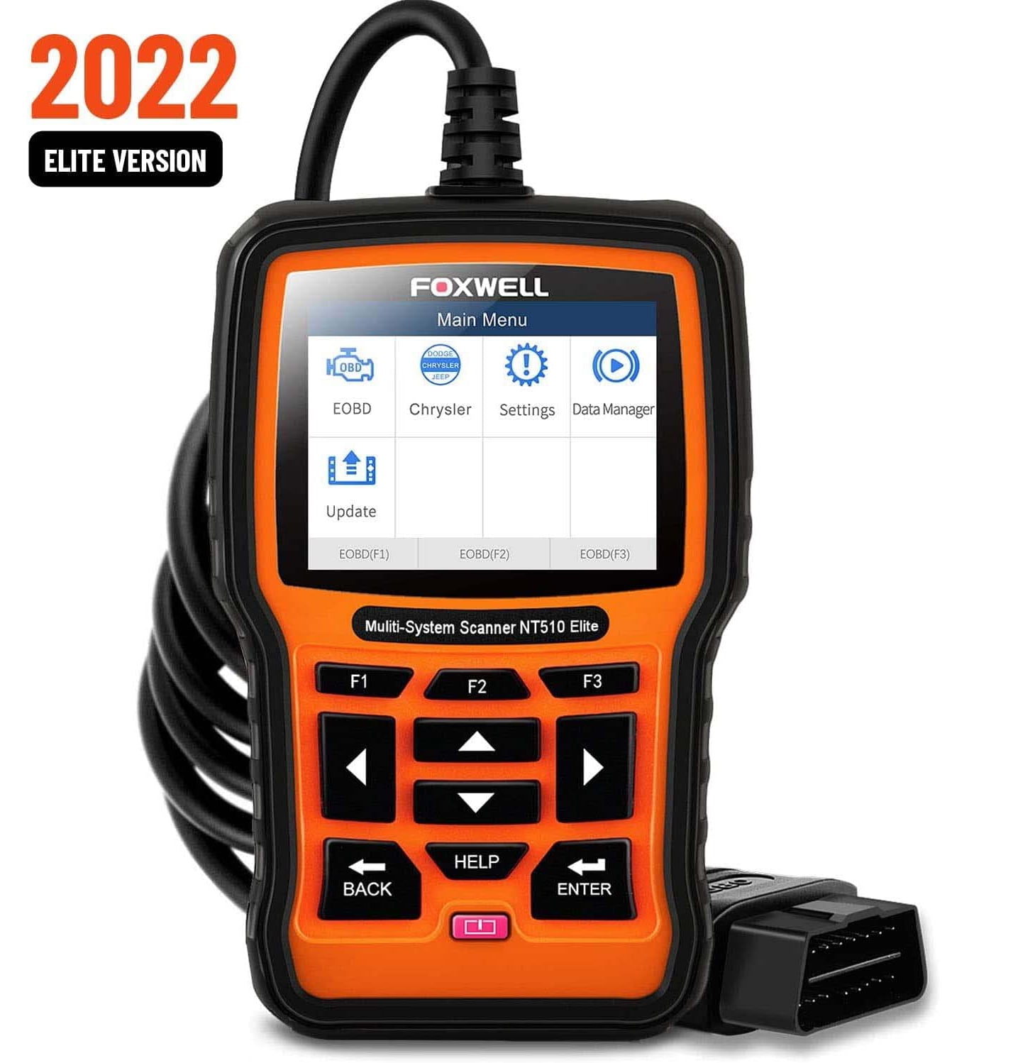 FOXWELL NT510 Elite Car Scanner for Chrysler Jeep Dodge OBD2 Scanner