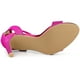 thumbnail image 5 of Sandalias Purpurina Tacón De Aguja Correa De Tobillo Para Mujer Rosa caliente 38, 5 of 6