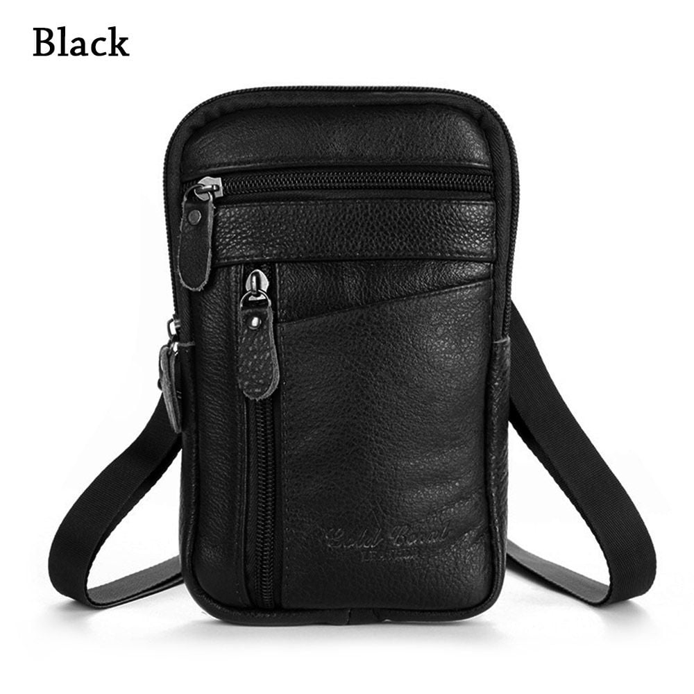 Men's Sport Card Holder Key Storage Shoulder Belt Bag Phone Pouch Bags