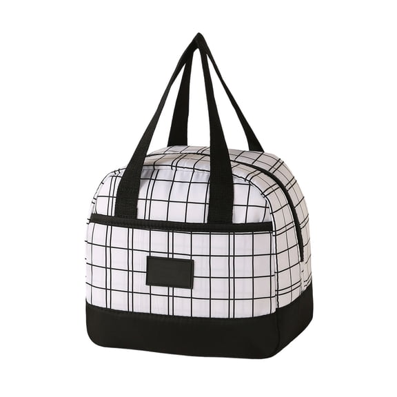Lunch Bag Insulated Lunch Bag, Thermal Lunch Tote for Work School, Large Capacity Lunch Box Bag, Portable Picnic Bag with Handle, Leakproof Food Bag, Cooler Bag for Meals Drinks Snacks