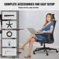 thumbnail image 5 of 2500 lbs Capacity Office Chair Base – 28" Heavy Duty Replacement, Universal Computer Desk Chair Stool Base Part, Reinforced Metal Legs, Black, 5 of 5