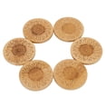 thumbnail image 4 of Tapa de boca regular de bambú, tapas de madera de bambú con tapa de madera, tapas de madera de bambú, construcción robusta, 4 of 8