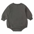 thumbnail image 5 of Fesfesfes Baby Rompers Girls Boys Cute Bodysuit Long Sleeve Button Sweatshirt Jumpsuits, 5 of 6