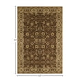 thumbnail image 2 of Rugs America Vista 1332-BRN Tabriz Brown Oriental Traditional Brown Area Rug, 5'3"x7'10", 2 of 5