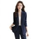 thumbnail image 4 of Traje azul grisáceo traje de mujer otoño traje de viajero profesional mono de temperamento de moda, 4 of 6