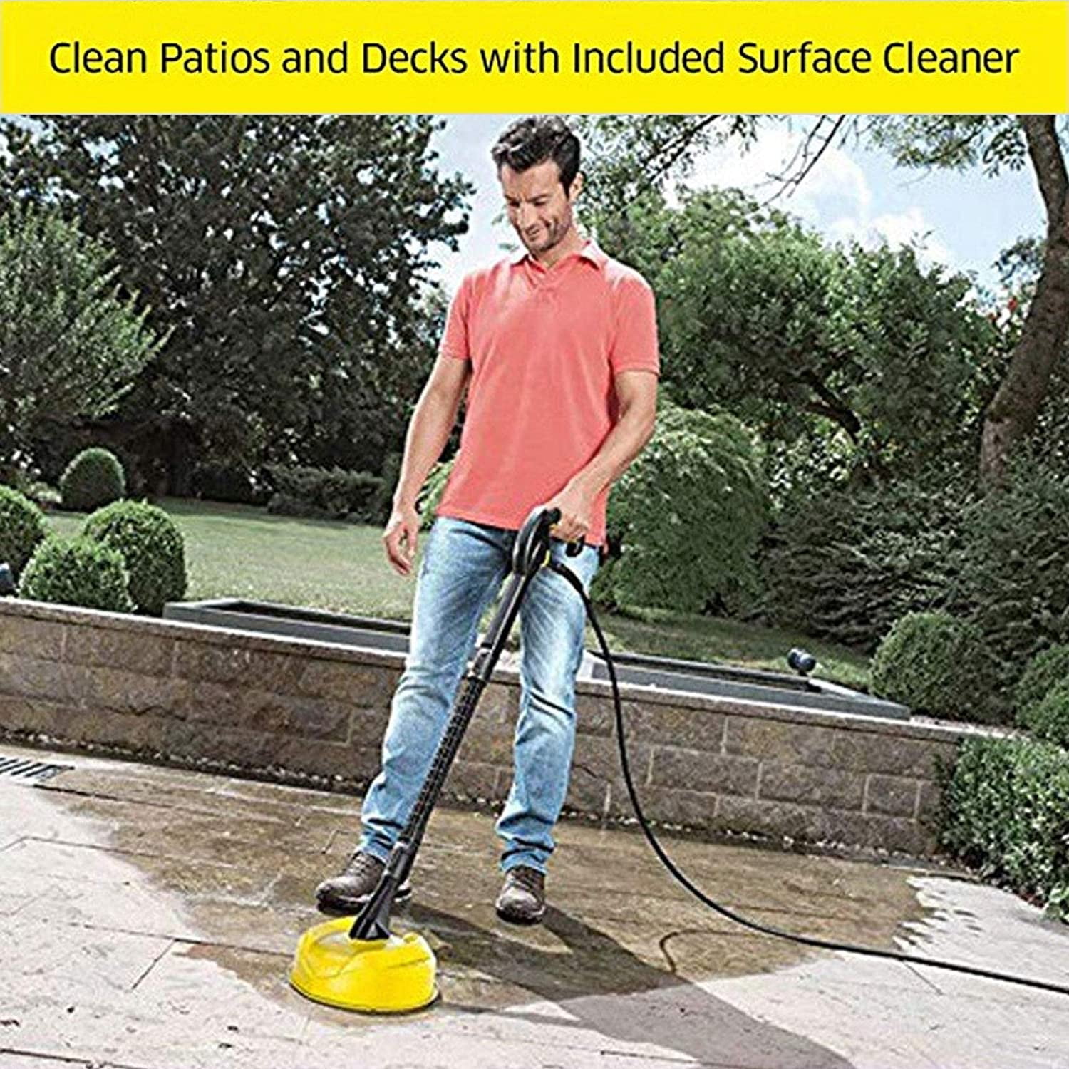 Rotating brush for Karcher K rotating surface cleaner ceiling