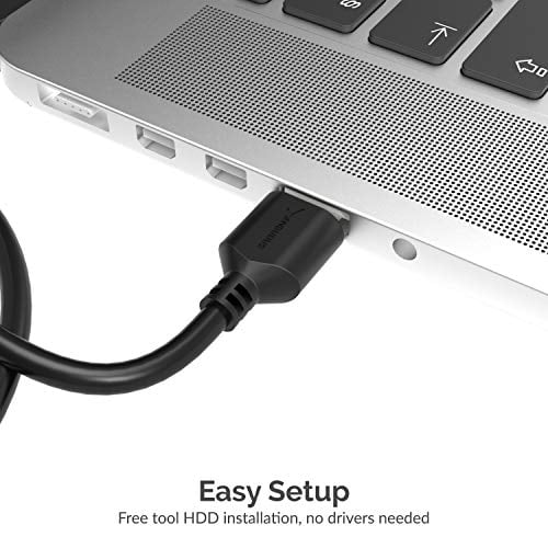 EC-SSHD 2.5-Inch SATA Hard Drive Adapter Sabrent USB 3.0 to SSD Optimized for SSD, Support UASP SATA III