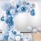 thumbnail image 1 of Kit de arco de guirnalda de globos de macarrón azul, decoración de fiesta de cumpleaños ER, 1 of 5