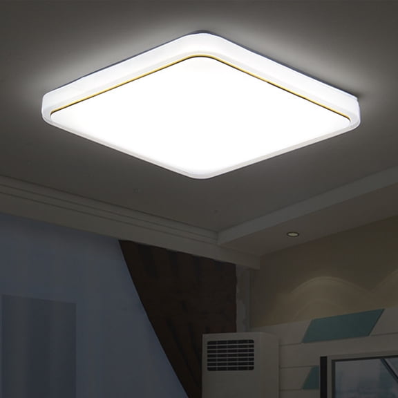 sunsanly LED Ceiling Lamp High Brightness Non-Glaring Eye Protection Simple Style Easy Installation Modern Square LED Ceiling Light Lighting Fixture Bedroom Supplies