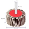 thumbnail image 3 of 40Grit 5PACK 2x1x1/4" Flap Wheel Sander for Drill Mounted Sanding Grinding, 3 of 10