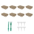 thumbnail image 2 of Bandejas de inicio de semillas de 8 piezas, caja única de plántulas, macetas de nutrientes para germinación de plantas de jardín con etiquetas Vogacara HA004323-00, 2 of 6