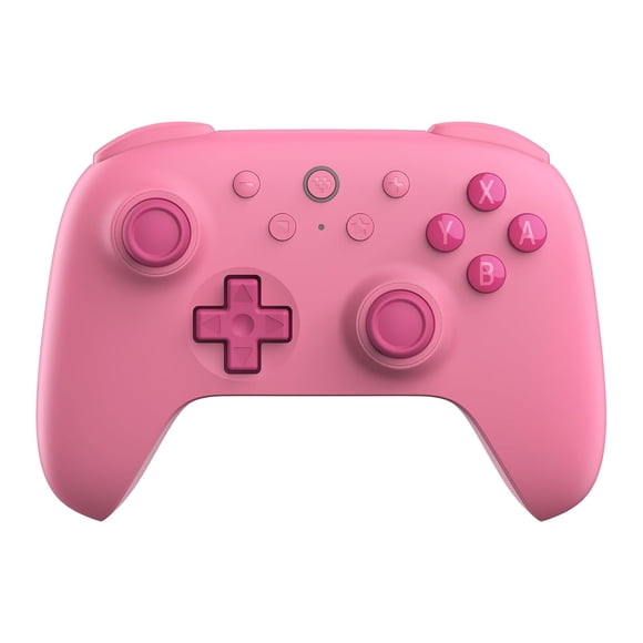 8BitDo Control Bluetooth Ultimate 2C para Switch/Switch 2, Control Inalámbrico con Control de Movimiento de 6 Ejes, Vibración, Pad Direccional y Bumpers Mejorados, y Joysticks de Efecto Hall (Rosa)