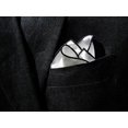 thumbnail image 2 of HAHDAXIA Gentleman's Essentials Weekend Casual White Pocket Square, 2 of 3
