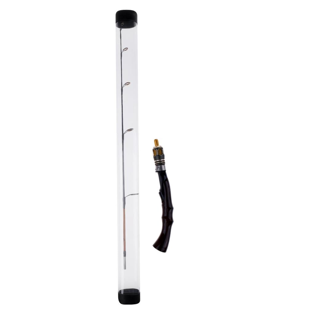 Axioma Travel Fishing Rods- Ice Fishing Rod, Ultralight Aluminum Alloy Mini Winter Fishing Rod Pole Model D