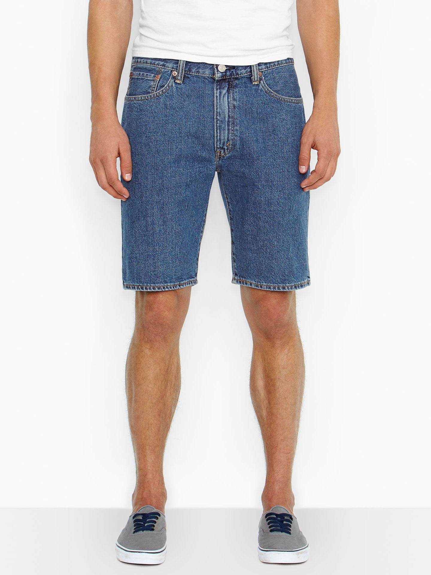 Athletic Denim Shorts 