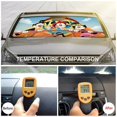 thumbnail image 5 of Animaniacs Windshield Sun Shade, Front Foldable Windshield Sunshade, Car Sun Shade Windshield Blocks UV Rays, Keep Car Interior Cool 55"x30", 5 of 8